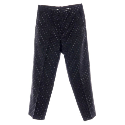 【中古】シュプリーム Supreme 2025年秋冬 Metallic Dot Trouser ウール カジュアルスラックスパンツ ブラックxシルバー【 32 】【 状態ランクA 】【 メンズ 】
