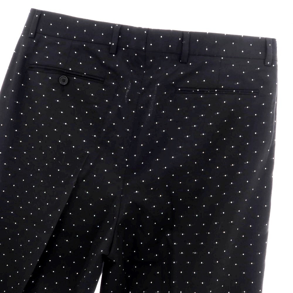 【中古】シュプリーム Supreme 2025年秋冬 Metallic Dot Trouser ウール カジュアルスラックスパンツ ブラックxシルバー【 32 】【 状態ランクA 】【 メンズ 】