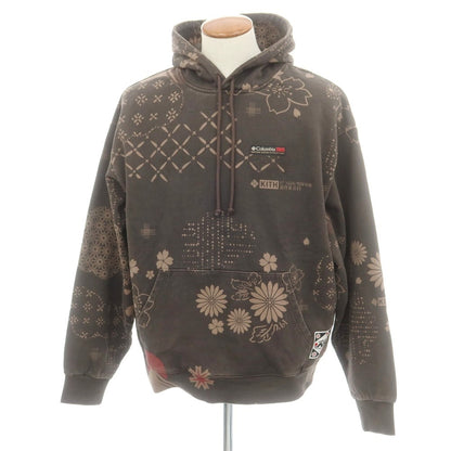 【中古】キス KITH × Columbia プルオーバー パーカー ブラウン【 M 】【 状態ランクA 】【 メンズ 】