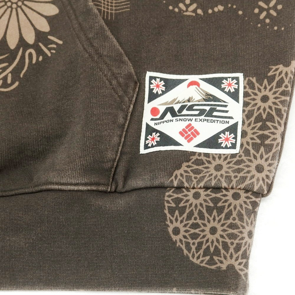 【中古】キス KITH × Columbia プルオーバー パーカー ブラウン【 M 】【 状態ランクA 】【 メンズ 】