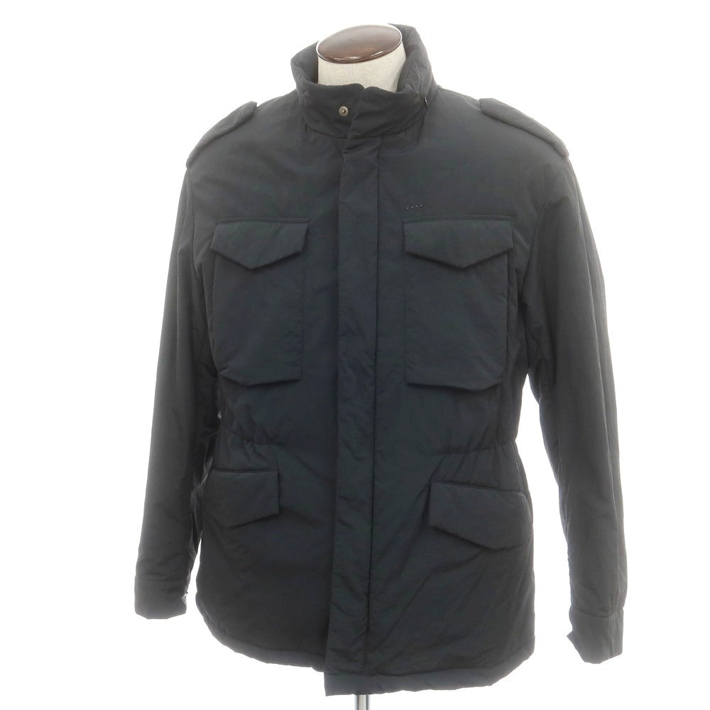 【中古】イーヴォ Hevo M-65型 ナイロン 中綿入り フィールドジャケット ダークグリーン【 50 】【 状態ランクB 】【 メンズ 】