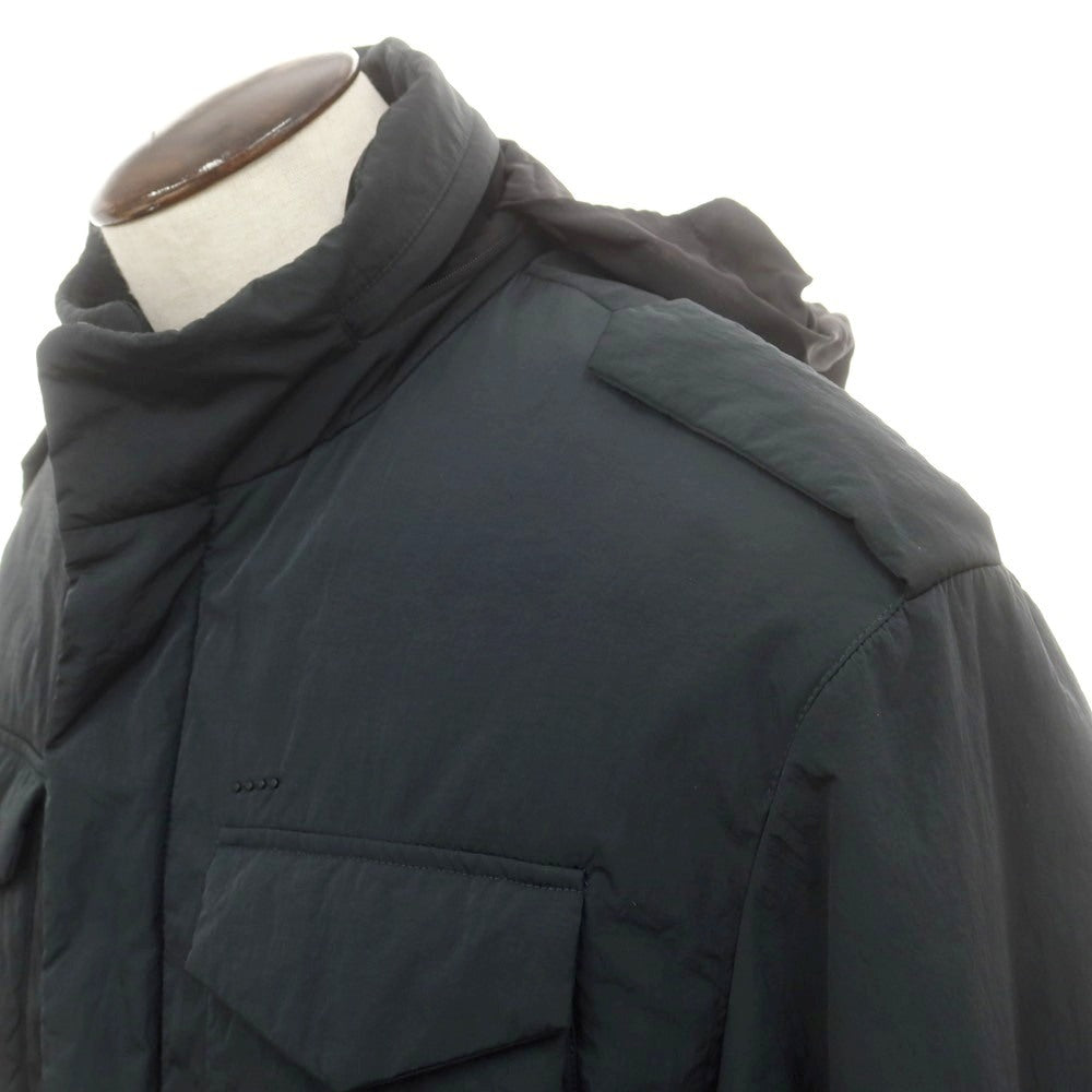 【中古】イーヴォ Hevo M-65型 ナイロン 中綿入り フィールドジャケット ダークグリーン【 50 】【 状態ランクB 】【 メンズ 】