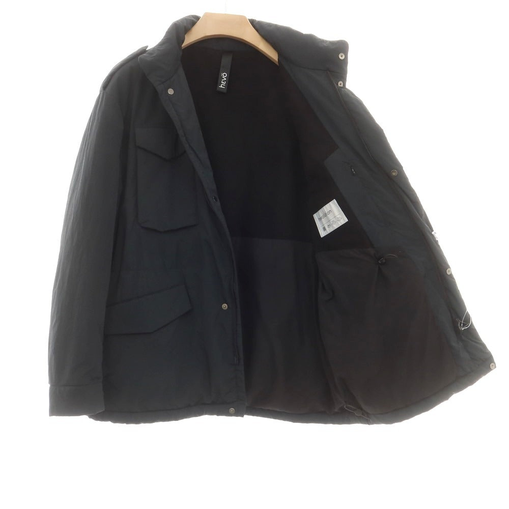 【中古】イーヴォ Hevo M-65型 ナイロン 中綿入り フィールドジャケット ダークグリーン【 50 】【 状態ランクB 】【 メンズ 】