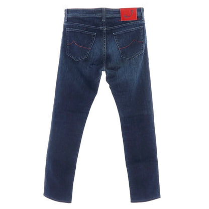 【中古】ヤコブコーエン JACOB COHEN PW688 ストレッチ コットンポリエステル デニムパンツ ジーンズ ネイビー【 33 】【 状態ランクC 】【 メンズ 】