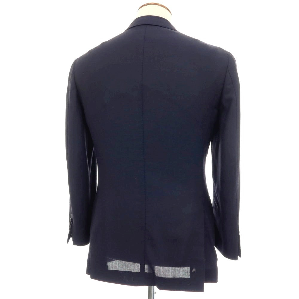 【中古】ビームスエフ BEAMS F ウール 3B テーラードジャケット ネイビー【サイズ95】【 状態ランクC 】【 メンズ 】