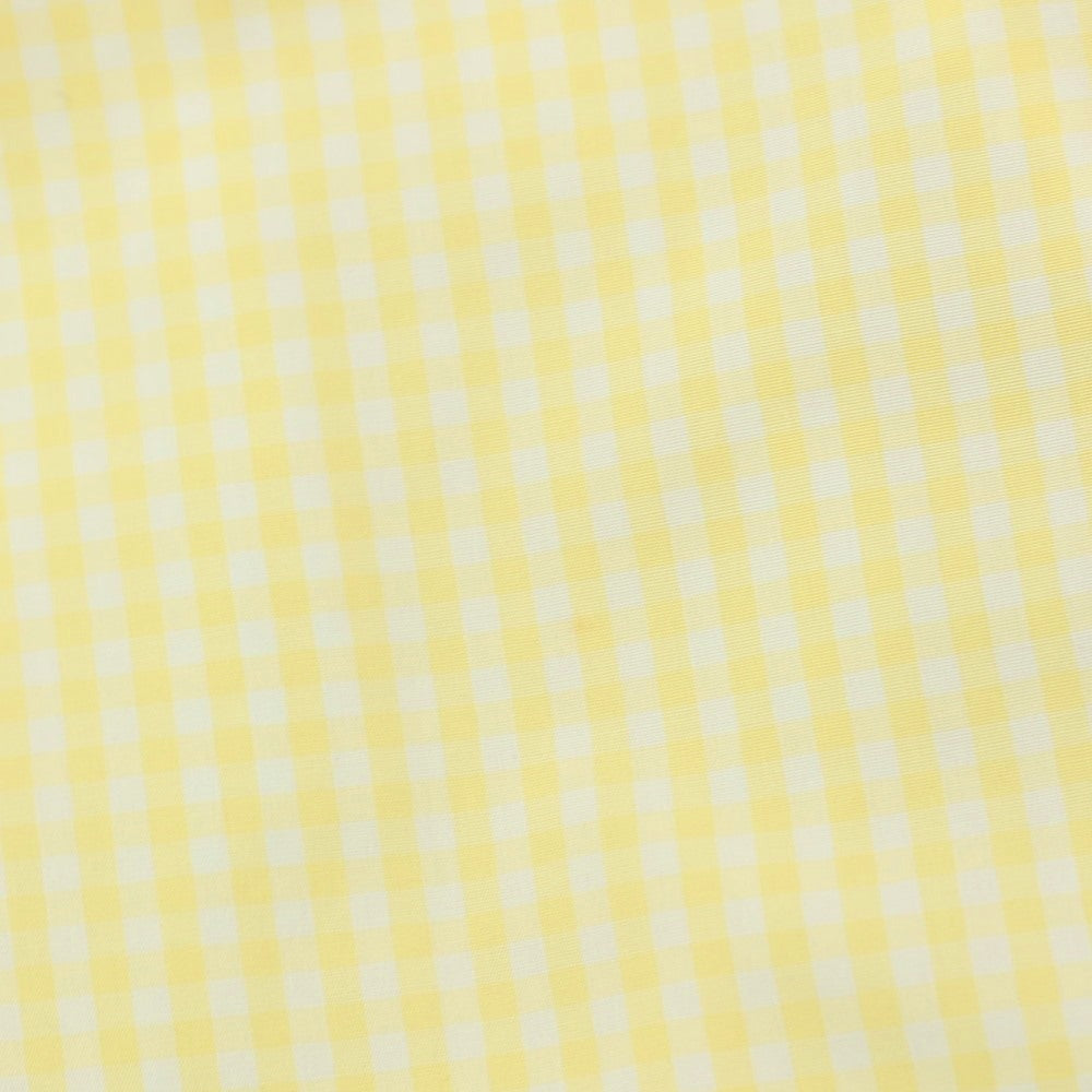 【中古】ブルックスブラザーズ Brooks Brothers REGENT コットン ギンガムチェック ボタンダウン 半袖シャツ イエローxホワイト【サイズS】【 状態ランクB 】【 メンズ 】[DPD]