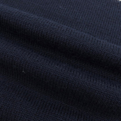 【中古】エグジビット EXIBIT ウールアクリル クルーネック プルオーバーニット ネイビーxホワイト【 M 】【 状態ランクA 】【 メンズ 】