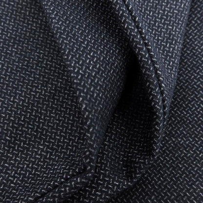 【中古】ミース MYTHS COLORED CHAIN ストレッチ ポリエステルレーヨン カジュアルスラックスパンツ ネイビーxグレー【 46 】【 状態ランクA 】【 メンズ 】