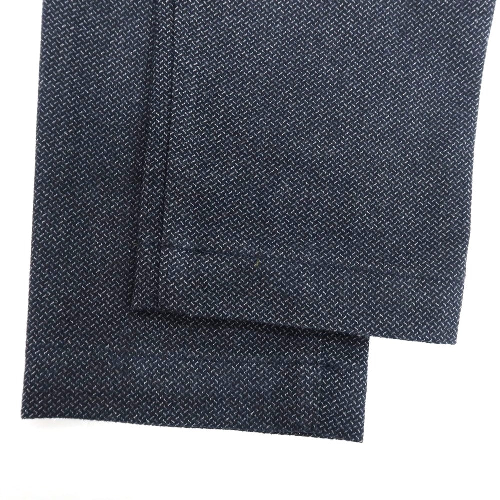 【中古】ミース MYTHS COLORED CHAIN ストレッチ ポリエステルレーヨン カジュアルスラックスパンツ ネイビーxグレー【 46 】【 状態ランクA 】【 メンズ 】