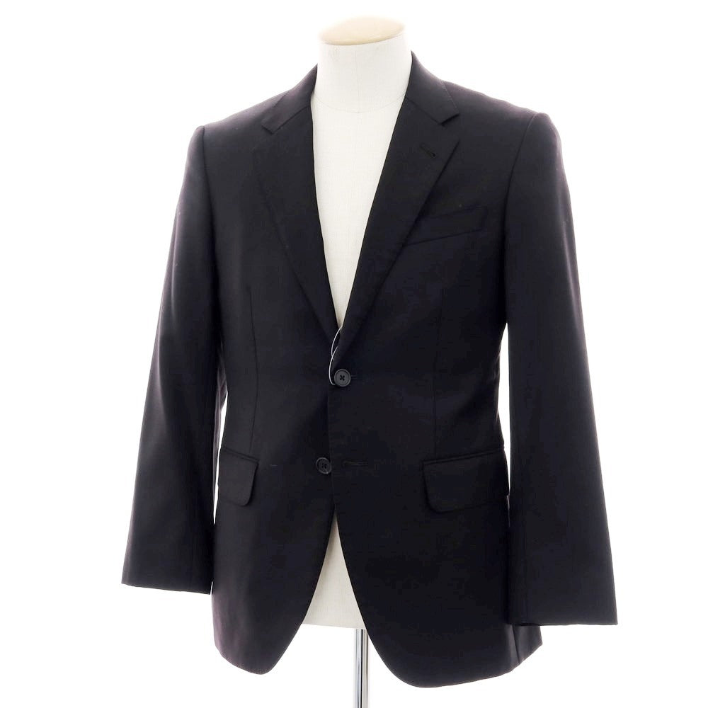 【中古】ポールスミス Paul Smith SUPER130’S ウール 2B テーラードジャケット ブラック【サイズS】【 状態ランクC 】【 メンズ 】[CPD]
