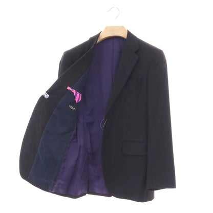 【中古】ポールスミス Paul Smith SUPER130’S ウール 2B テーラードジャケット ブラック【 S 】【 状態ランクC 】【 メンズ 】