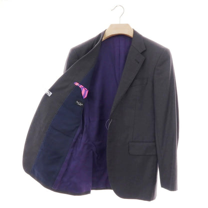 【中古】ポールスミス Paul Smith SUPER130’S ウール 2B テーラードジャケット ダークグレー【 S 】【 状態ランクC 】【 メンズ 】