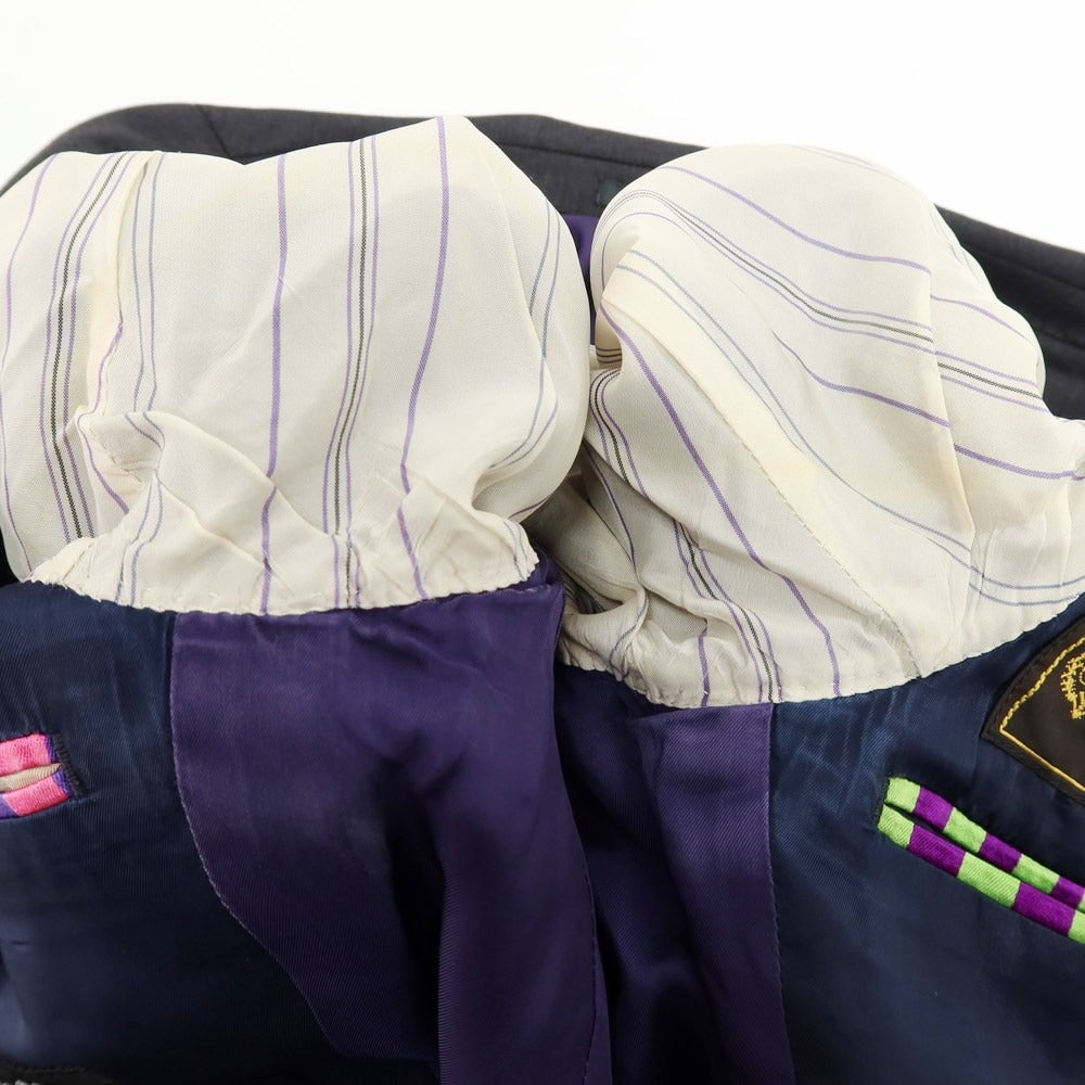 【中古】ポールスミス Paul Smith SUPER130’S ウール 2B テーラードジャケット ダークグレー【サイズS】【 状態ランクC 】【 メンズ 】[CPD]