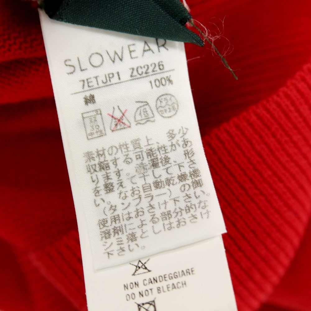 【中古】ザノーネ ZANONE ハイゲージ コットン Vネック ニットベスト レッド【 サイズ44 】【 状態ランクB 】【 メンズ 】 [BPD]