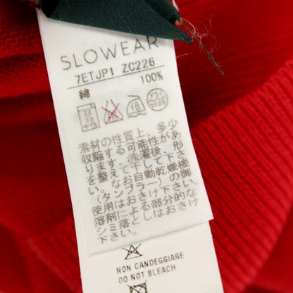 【中古】ザノーネ ZANONE ハイゲージ コットン Vネック ニットベスト レッド【サイズ44】【 状態ランクB 】【 メンズ 】