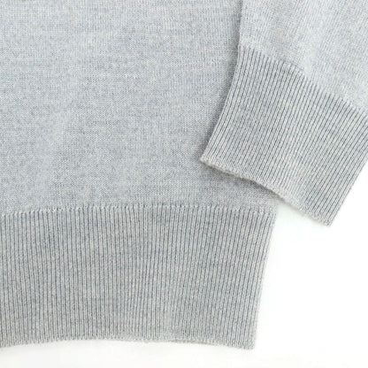 【中古】ジョンスメドレー JOHN SMEDLEY ハイゲージ ウール ダブルジップ スタンドカラー カーディガン ライトグレー【 S 】【 状態ランクB 】【 メンズ 】