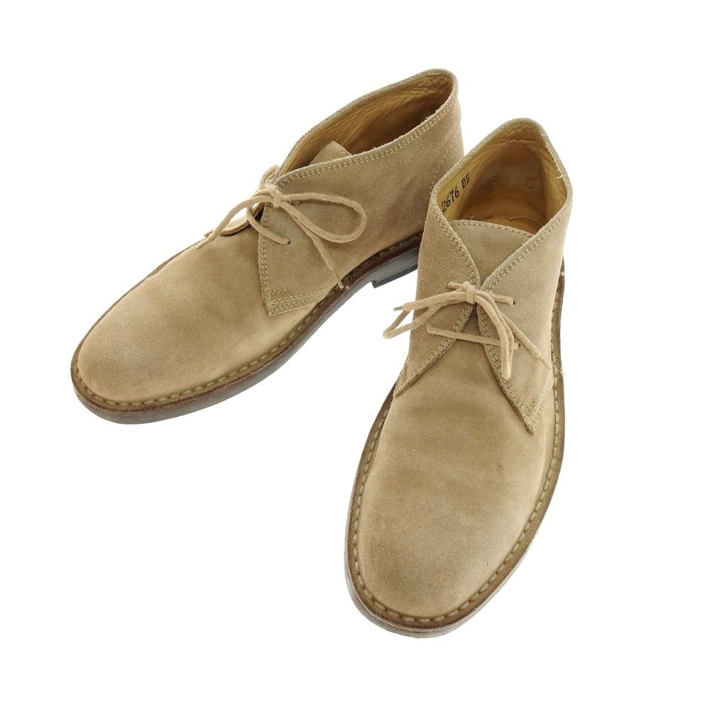 【中古】ローク Loake スエード デザートブーツ ベージュ【 7 】【 状態ランクC 】【 メンズ 】