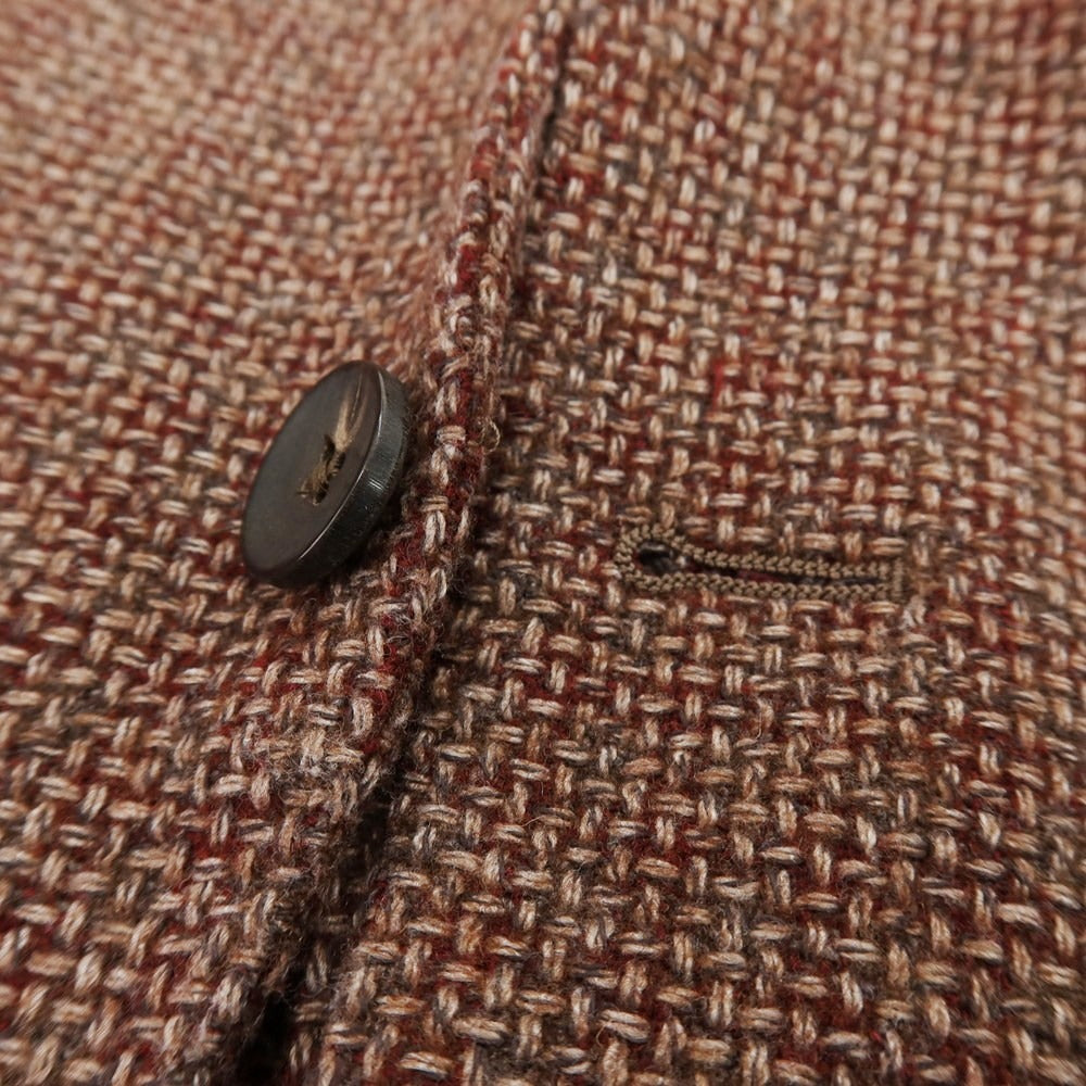 【中古】ラルディーニ LARDINI ウールポリエステルコットン 3B テーラードジャケット ブラウン【 48 】【 状態ランクA 】【 メンズ 】