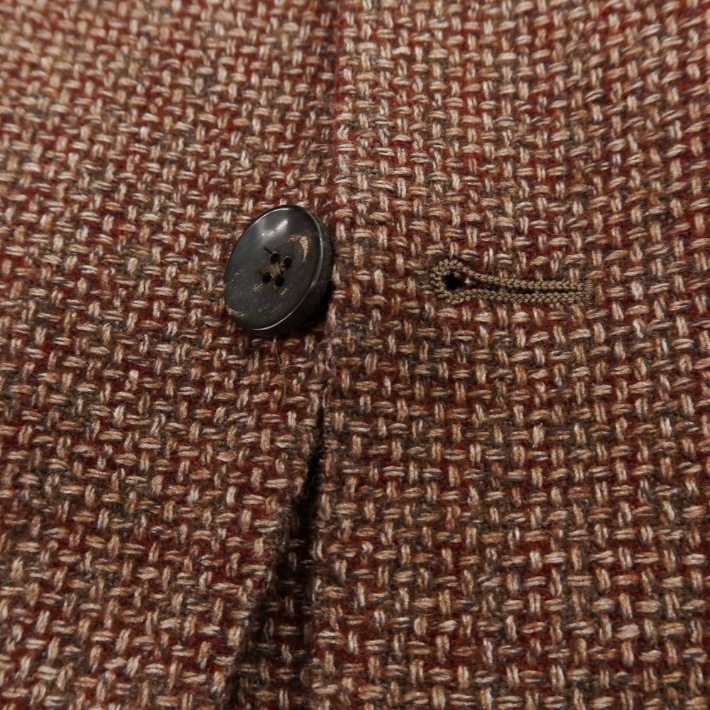 【中古】ラルディーニ LARDINI ウールポリエステルコットン 3B テーラードジャケット ブラウン【 50 】【 状態ランクA 】【 メンズ 】