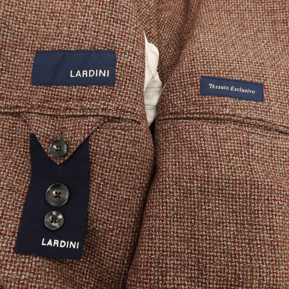 【中古】ラルディーニ LARDINI ウールポリエステルコットン 3B テーラードジャケット ブラウン【 50 】【 状態ランクA 】【 メンズ 】