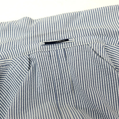 【中古】ラルディーニ LARDINI コットン サッカー ストライプ 3つボタンスーツ セットアップ ブルーxホワイト【 50 7REG 】【 状態ランクA 】【 メンズ 】 []