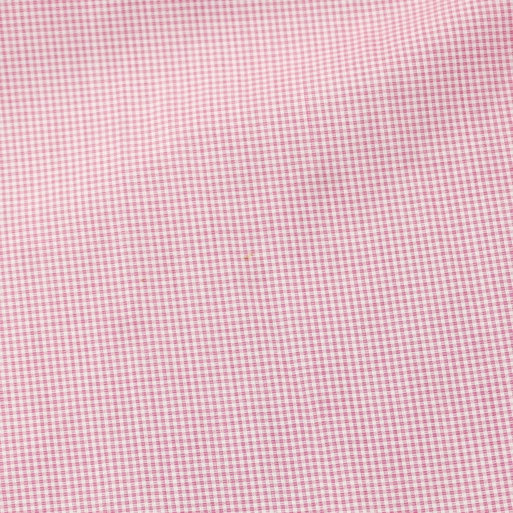 【中古】ファッソナブル Faconnable CLUB コットン チェック ボタンダウン カジュアルシャツ ピンクxホワイト【 40 】【 状態ランクA 】【 メンズ 】