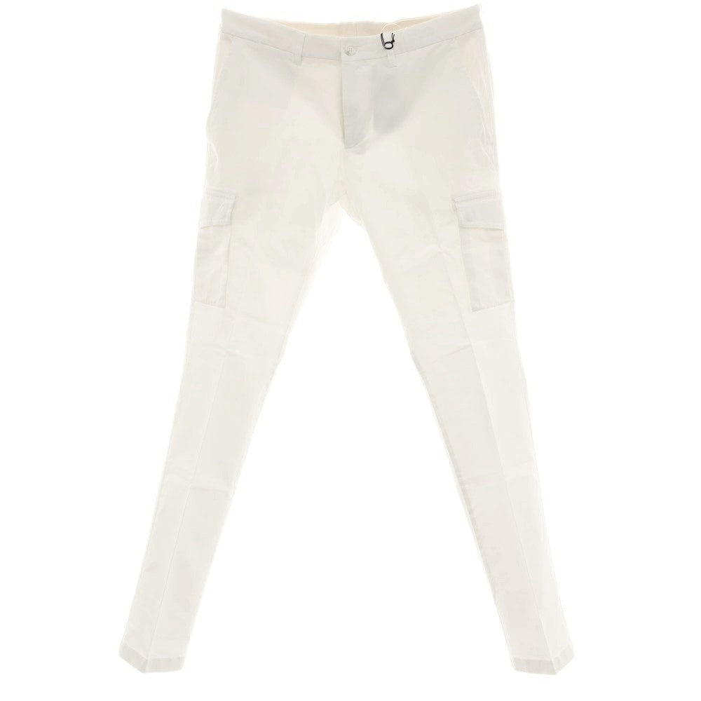 【中古】ファッソナブル Faconnable ストレッチ コットン カーゴパンツ ホワイト【サイズ50】【 状態ランクB 】【 メンズ 】