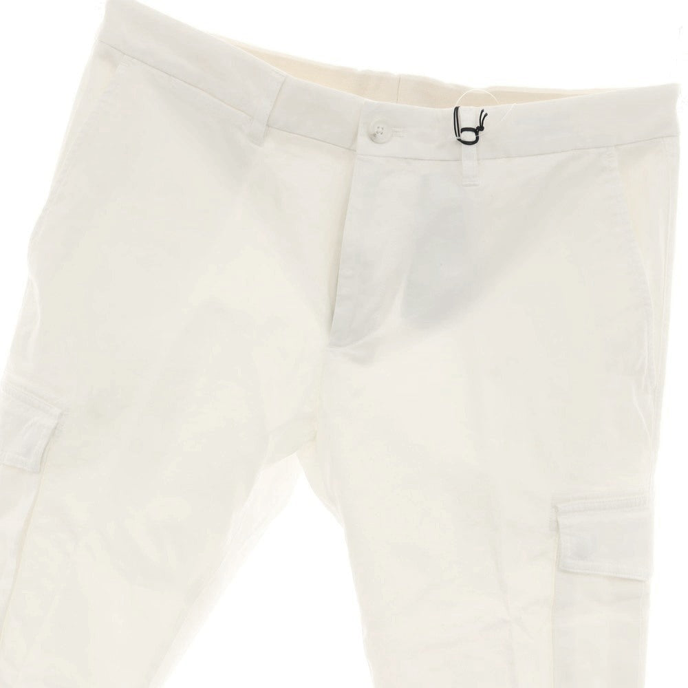 【中古】ファッソナブル Faconnable ストレッチ コットン カーゴパンツ ホワイト【サイズ50】【 状態ランクB 】【 メンズ 】