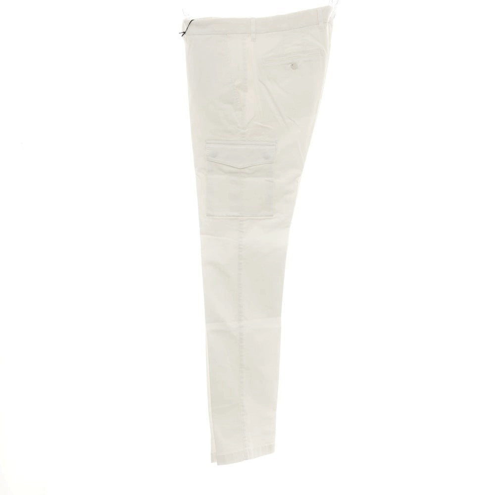 【中古】ファッソナブル Faconnable ストレッチ コットン カーゴパンツ ホワイト【 50 】【 状態ランクB 】【 メンズ 】 []