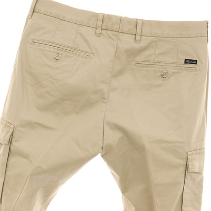 【中古】ファッソナブル Faconnable ストレッチ コットン カーゴパンツ ベージュ【サイズ48】【 状態ランクB 】【 メンズ 】