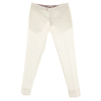 【中古】エルビーエム1911 L.B.M.1911 ストレッチ コットン カジュアルスラックスパンツ ホワイト【サイズ50】【 状態ランクC 】【 メンズ 】