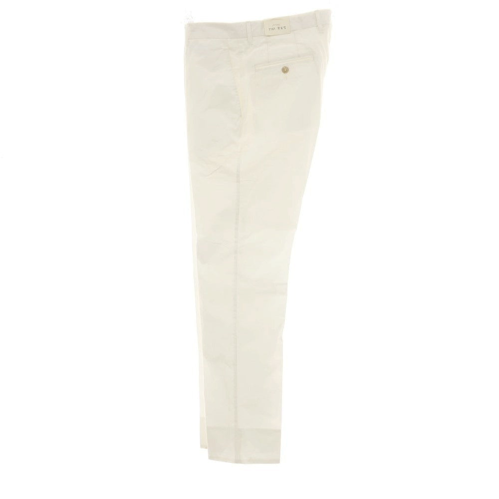 【中古】エルビーエム1911 L.B.M.1911 ストレッチ コットン カジュアルスラックスパンツ ホワイト【サイズ50】【 状態ランクC 】【 メンズ 】