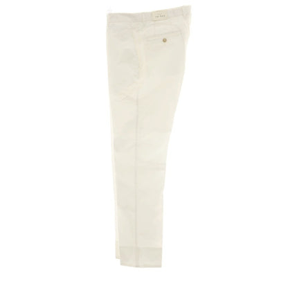 【中古】エルビーエム1911 L.B.M.1911 ストレッチ コットン カジュアルスラックスパンツ ホワイト【サイズ50】【 状態ランクC 】【 メンズ 】