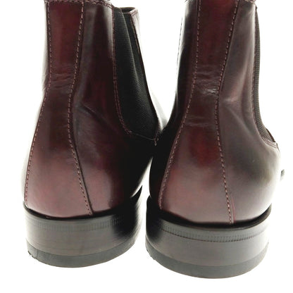 【中古】リングラツィオ RINGRAZIO レザー サイドゴアブーツ アンティークパープル系【 8 】【 状態ランクA 】【 メンズ 】