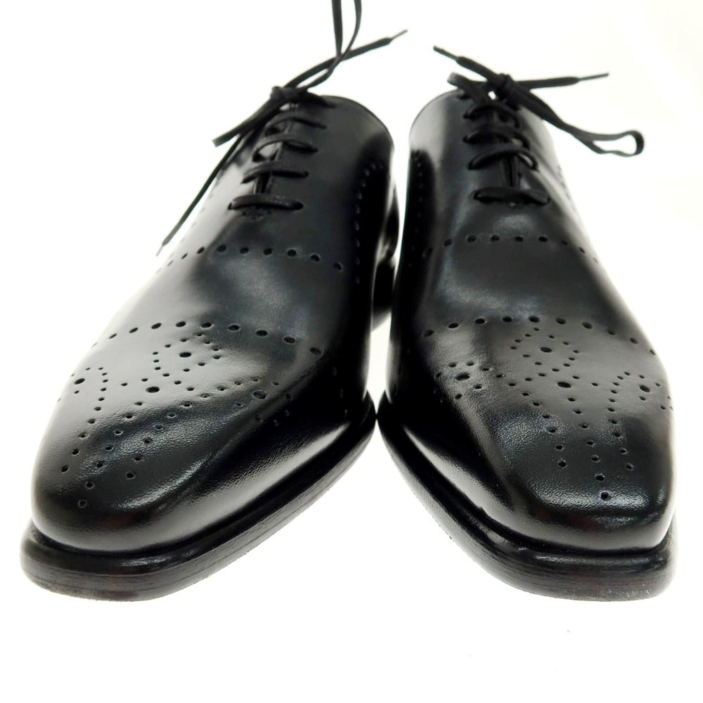 【中古】【未使用】エスポアール ESPOIR ホールカット ドレスシューズ ブラック【 41 】【 状態ランクS 】【 メンズ 】