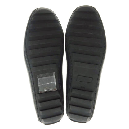 【中古】【未使用】リングラツィオ RINGRAZIO ドライビングローファー ブラック【 7 】【 状態ランクS 】【 メンズ 】