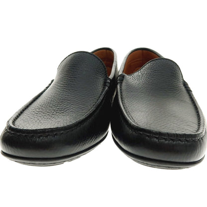 【中古】【未使用】リングラツィオ RINGRAZIO ドライビングローファー ブラック【 7 】【 状態ランクS 】【 メンズ 】