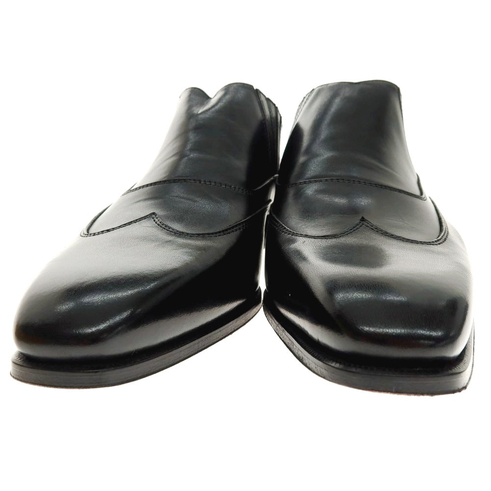 【中古】【未使用】マージナル MARGINAL サイドエラスティック ドレスシューズ ブラック【 40 1/2 】【 状態ランクS 】【 メンズ 】