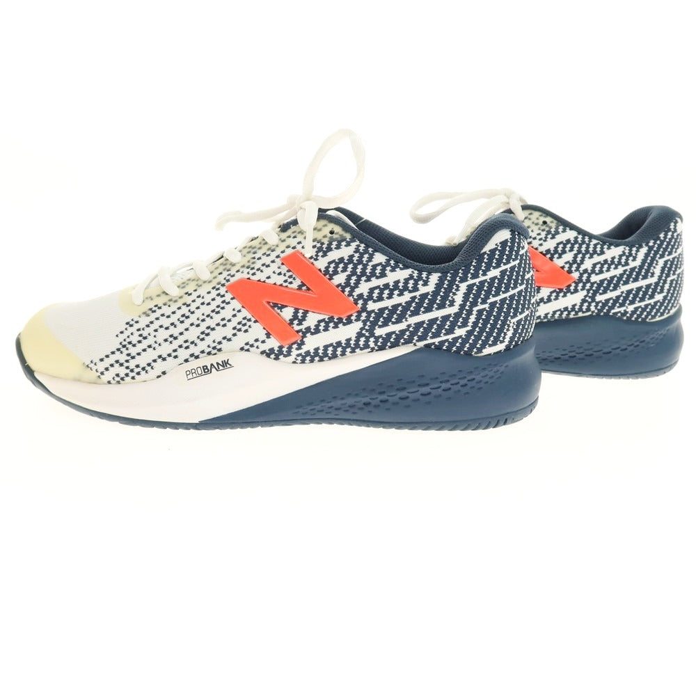 【中古】ニューバランス NEW BALANCE MCH993U3 テニスシューズ ホワイトxネイビー【 27.5 】【 状態ランクB 】【 メンズ 】