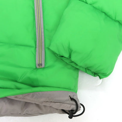 【中古】ショックリー shockly ナイロン ダブルジップ フーデッド 中綿ブルゾン グリーンxグレー【 Ｍ 】【 状態ランクB 】【 メンズ 】