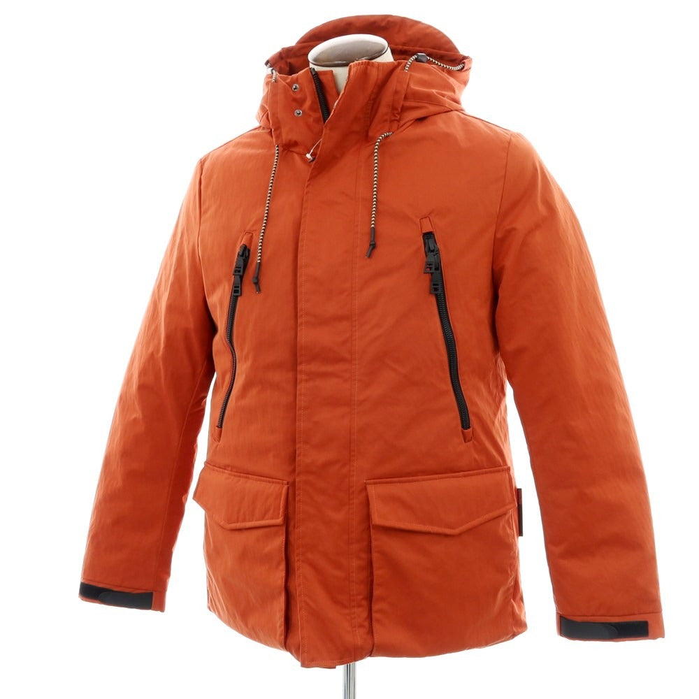 【中古】センス SSEINSE ポリエステルナイロン フーデッド 中綿ブルゾン テラコッタオレンジ系【 サイズL 】【 状態ランクB 】【 メンズ 】 [APD]