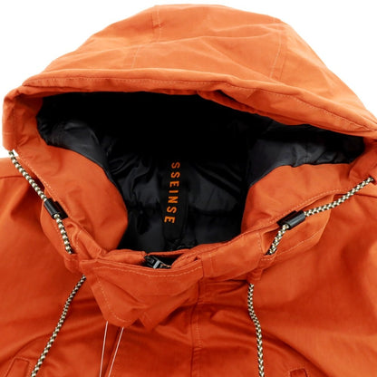 【中古】センス SSEINSE ポリエステルナイロン フーデッド 中綿ブルゾン テラコッタオレンジ系【 L 】【 状態ランクB 】【 メンズ 】