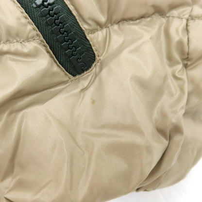 【中古】デュベティカ DUVETICA ナイロン フルジップ ダウンジャケット ベージュ【 50 】【 状態ランクC 】【 メンズ 】