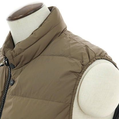 【中古】デュベティカ DUVETICA ナイロンポリエステル ダブルジップ ダウンベスト ブルゾン カーキ【 50 】【 状態ランクC 】【 メンズ 】