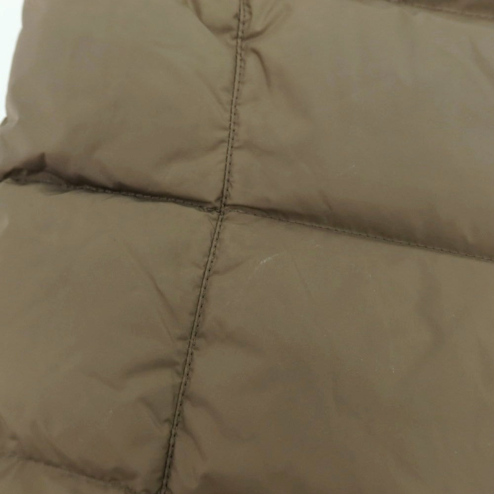 【中古】デュベティカ DUVETICA ナイロンポリエステル ダブルジップ ダウンベスト ブルゾン カーキ【 50 】【 状態ランクC 】【 メンズ 】