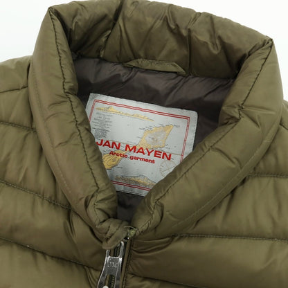 【中古】ヤンマイエン JAN MAYEN ナイロン ダブルジップ ダウンベスト ブルゾン オリーブ【 50 】【 状態ランクC 】【 メンズ 】