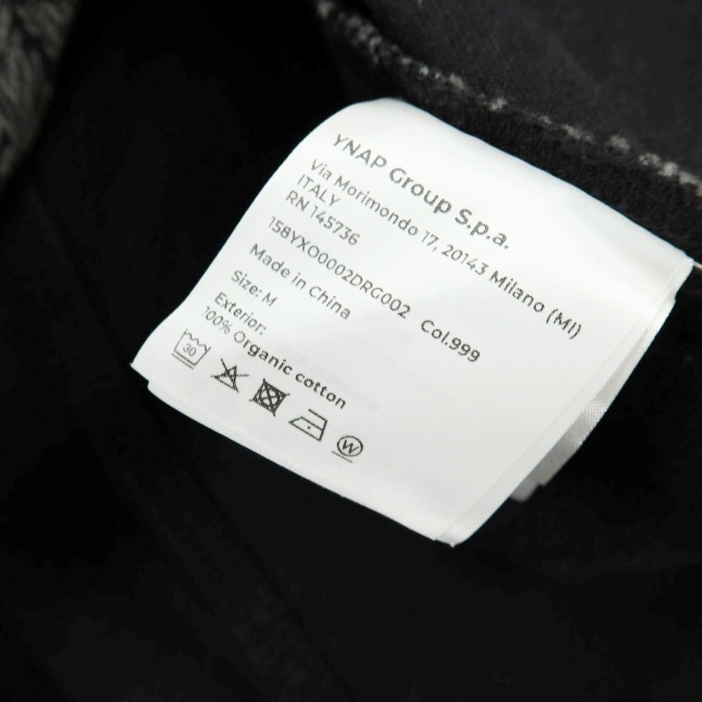 【中古】オット バイ ユークス 8 By Yoox OEKO-TEX オーガニックコットン バンダナプリント デニムジャケット ブラック【 Ｍ 】【 状態ランクC 】【 メンズ 】