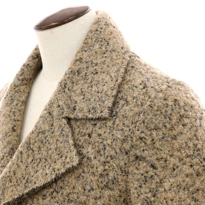 【中古】オフィチーナ トレンタ セイ OFFICINA36 ポリエステルウール ピーコート ベージュ【 50 】【 状態ランクB 】【 メンズ 】