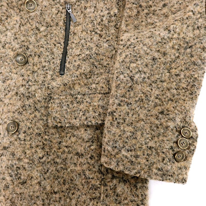 【中古】オフィチーナ トレンタ セイ OFFICINA36 ポリエステルウール ピーコート ベージュ【 50 】【 状態ランクB 】【 メンズ 】