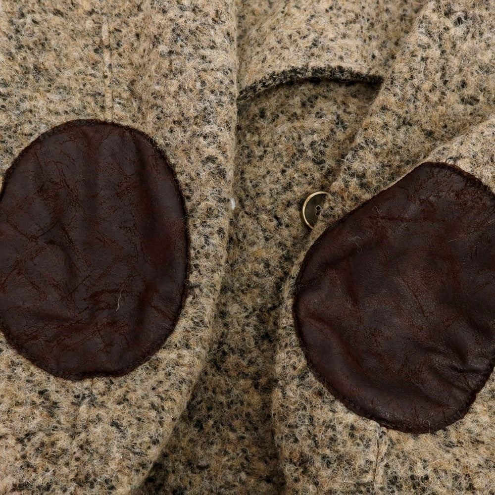 【中古】オフィチーナ トレンタ セイ OFFICINA36 ポリエステルウール ピーコート ベージュ【 50 】【 状態ランクB 】【 メンズ 】